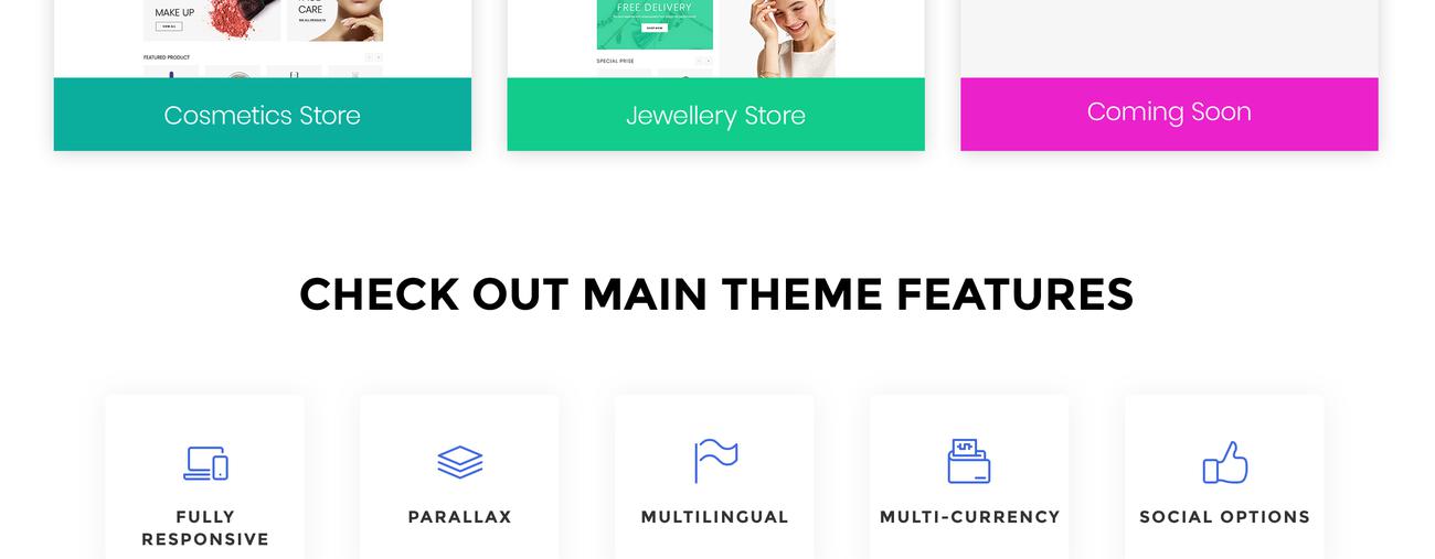универсальный магазин тема shopify