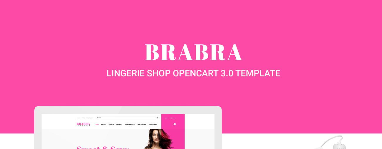 красивый интернет-магазин нижнего белья opencart шаблон