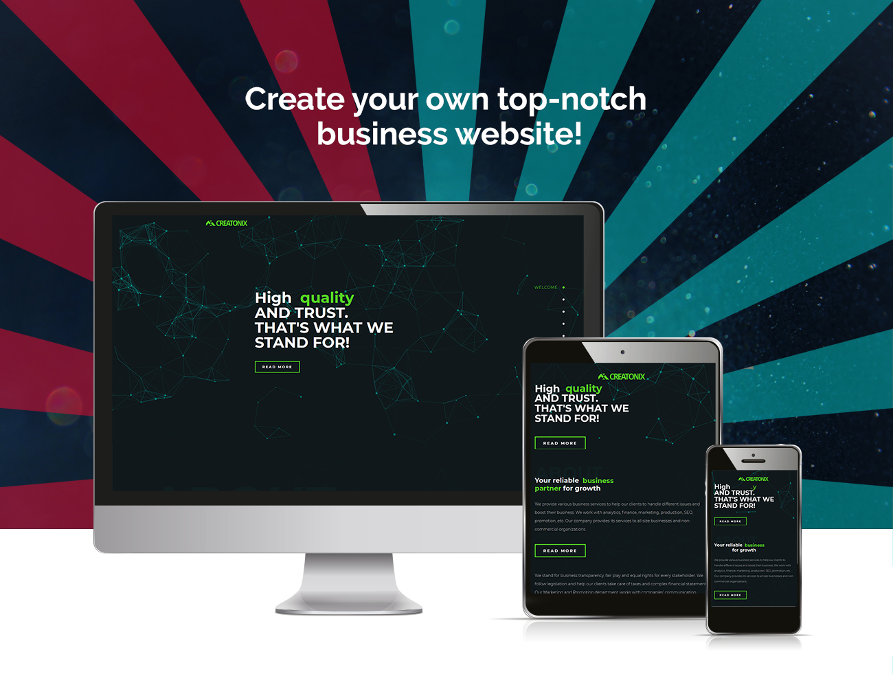 целевая страница wordpress elementor theme