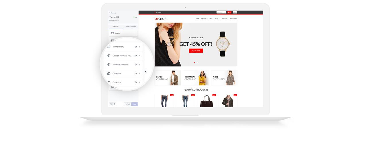 тема оптового магазина shopify