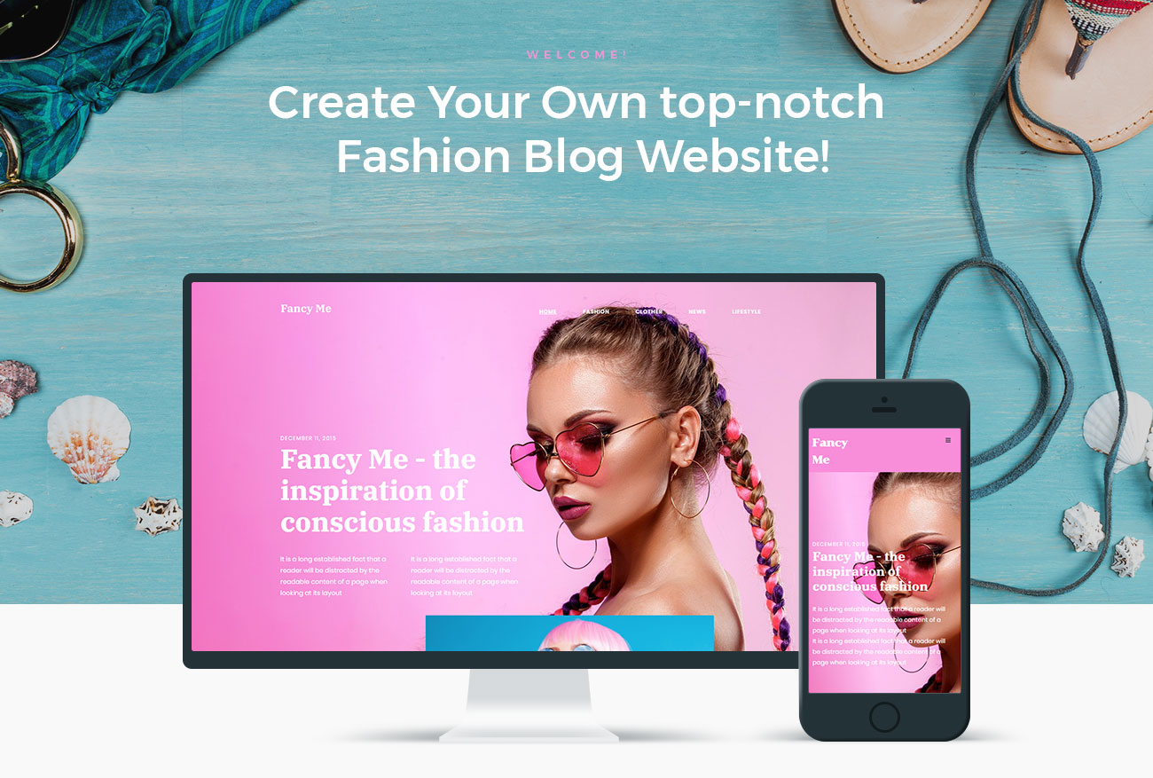 модный блог wordpress elementor theme