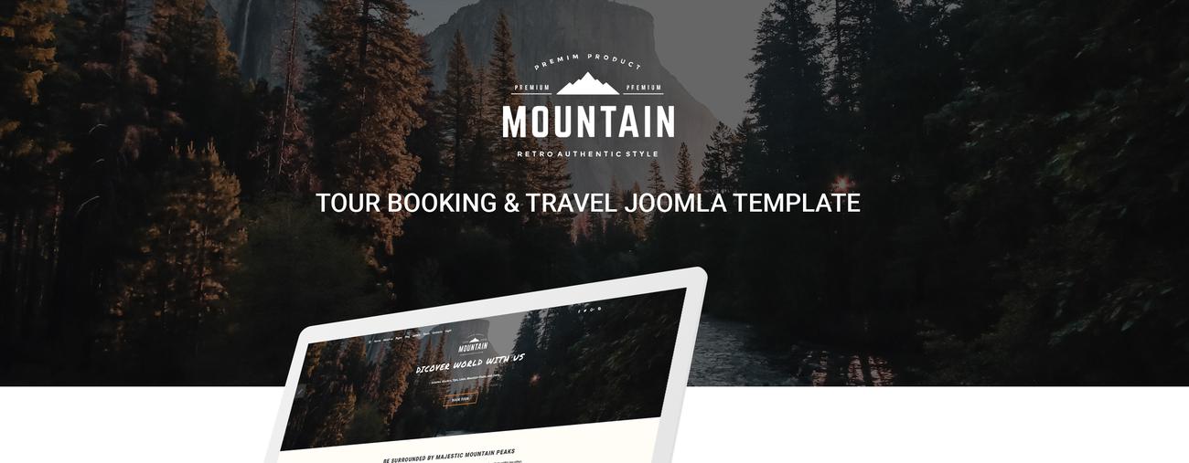 горные туры шаблон joomla