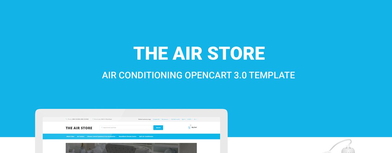 простые системы кондиционирования интернет магазин opencart шаблон