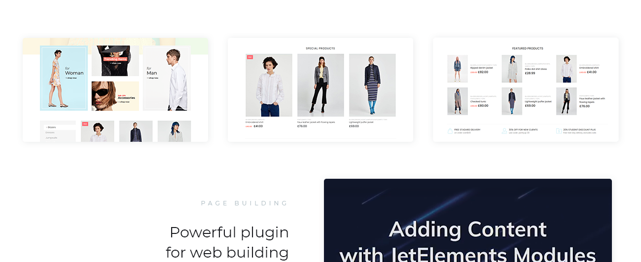 модный магазин elementor woocommerce theme