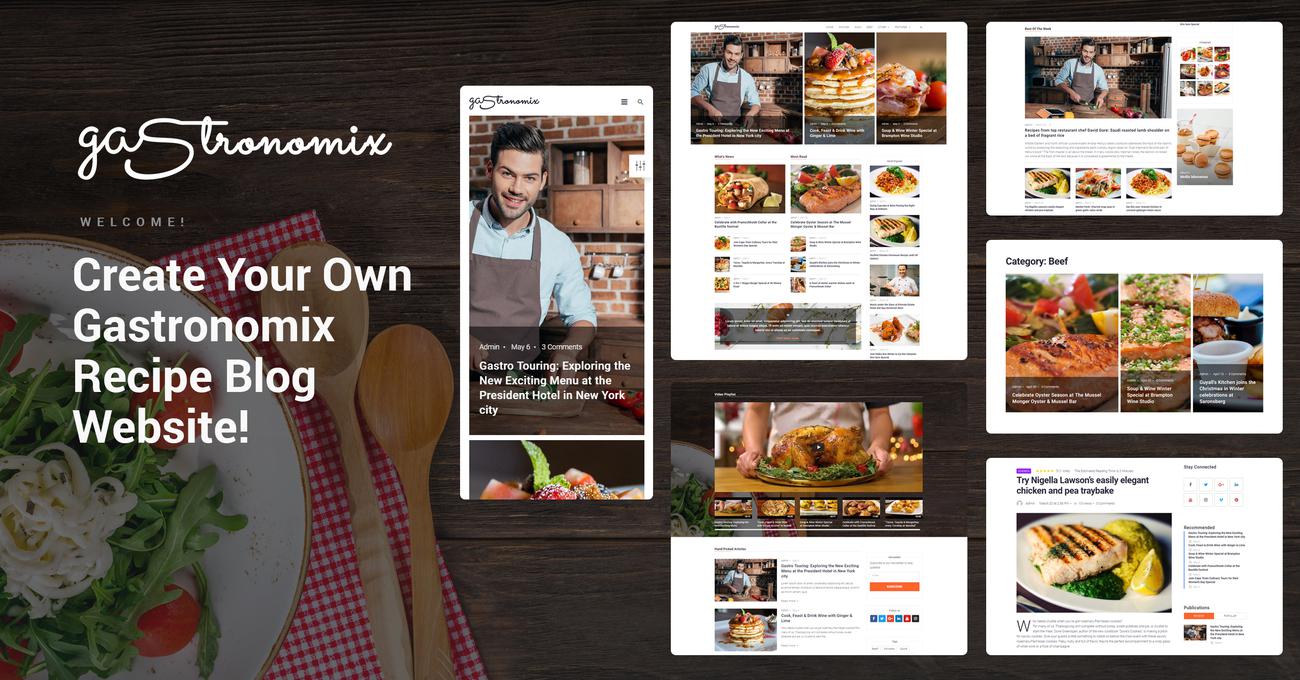 ресторан wordpress elementor theme