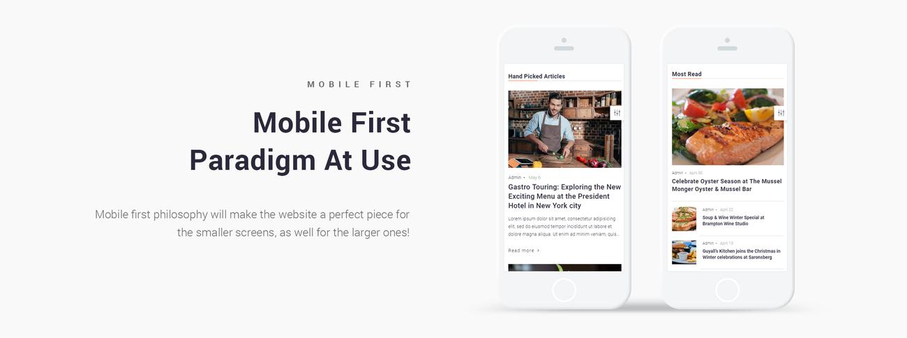 ресторан wordpress elementor theme