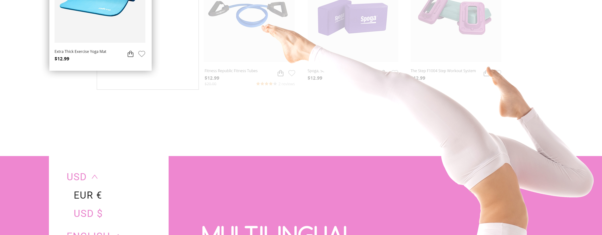 спортивный магазин prestashop тема