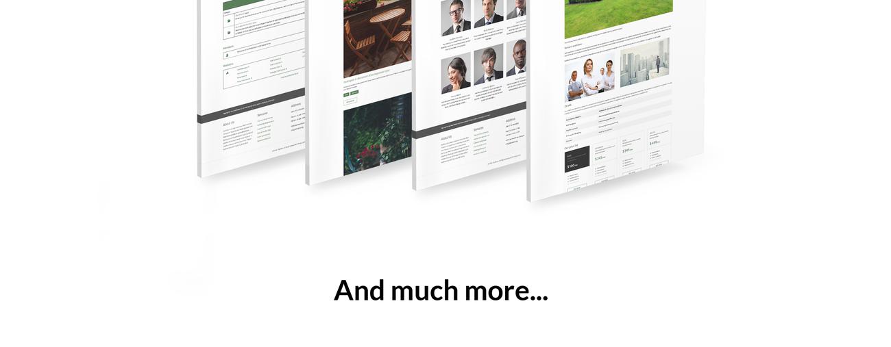 шаблон ландшафтной студии joomla