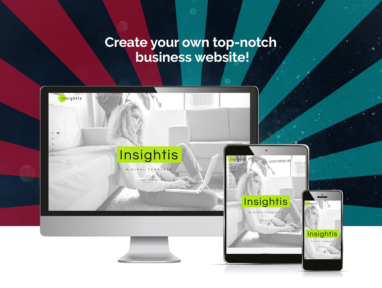 креативная минимальная тема wordpress elementor