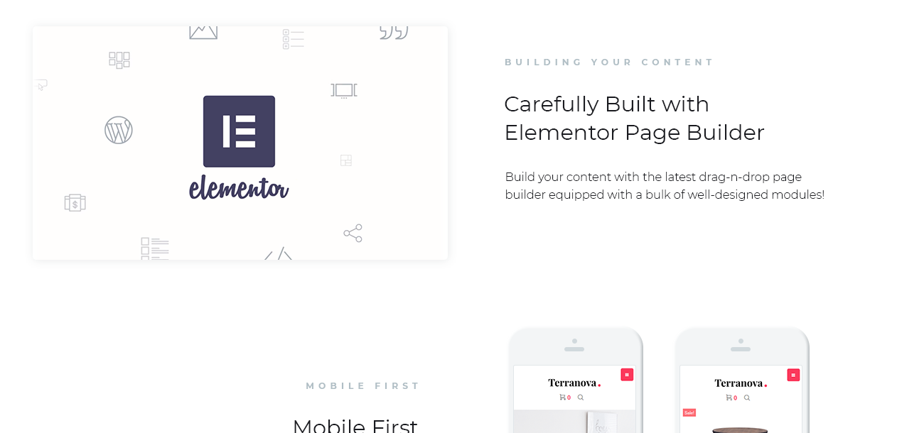 тема интерьера elementor woocommerce