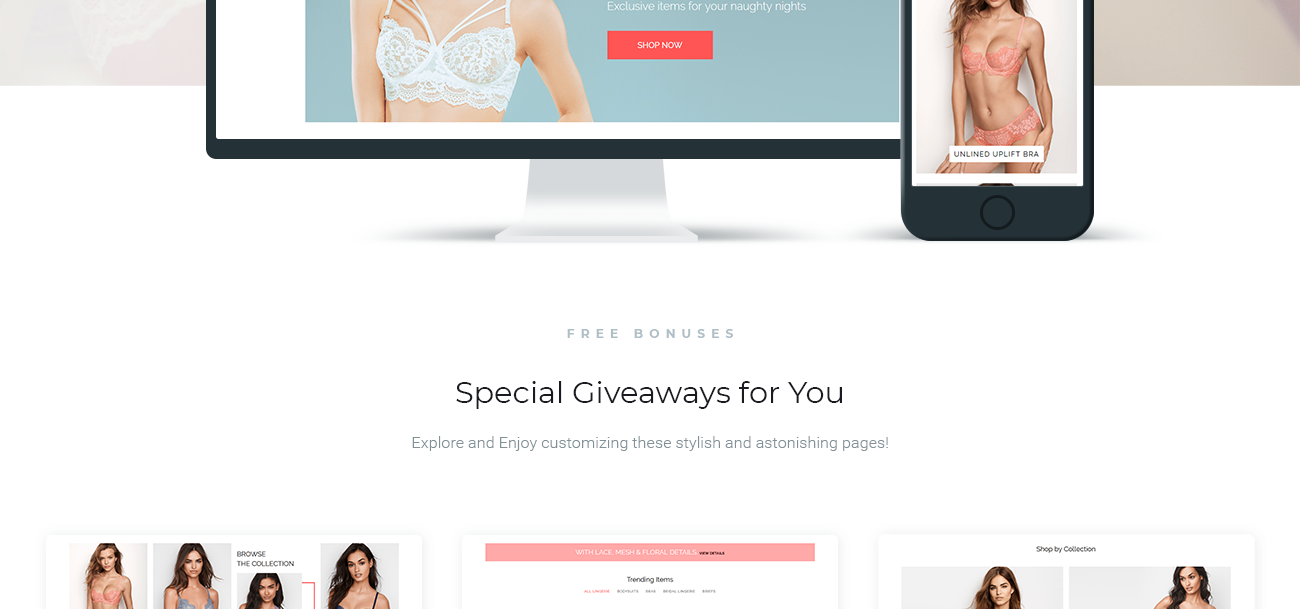 Lingerie Elementor WooCommerce Theme