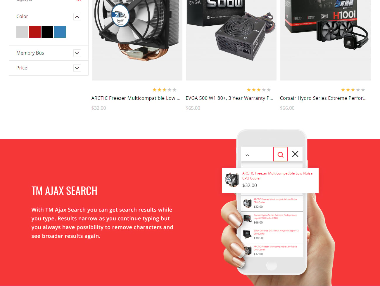 компьютерное оборудование тема magento