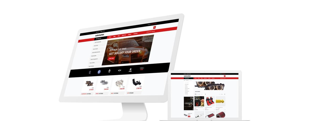 строгие автозапчасти интернет-магазин shopify тема