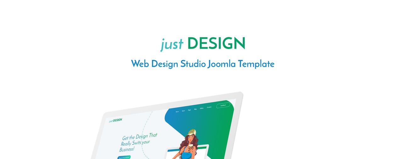 студия веб дизайна joomla шаблон