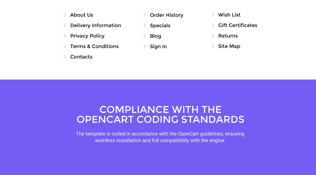 простой детский модный интернет-магазин шаблон opencart