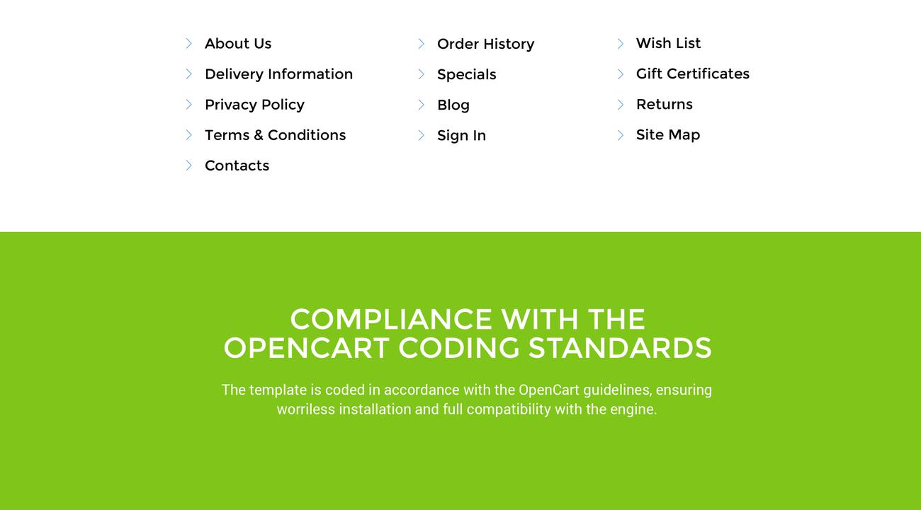 шаблон opencart магазина оружия