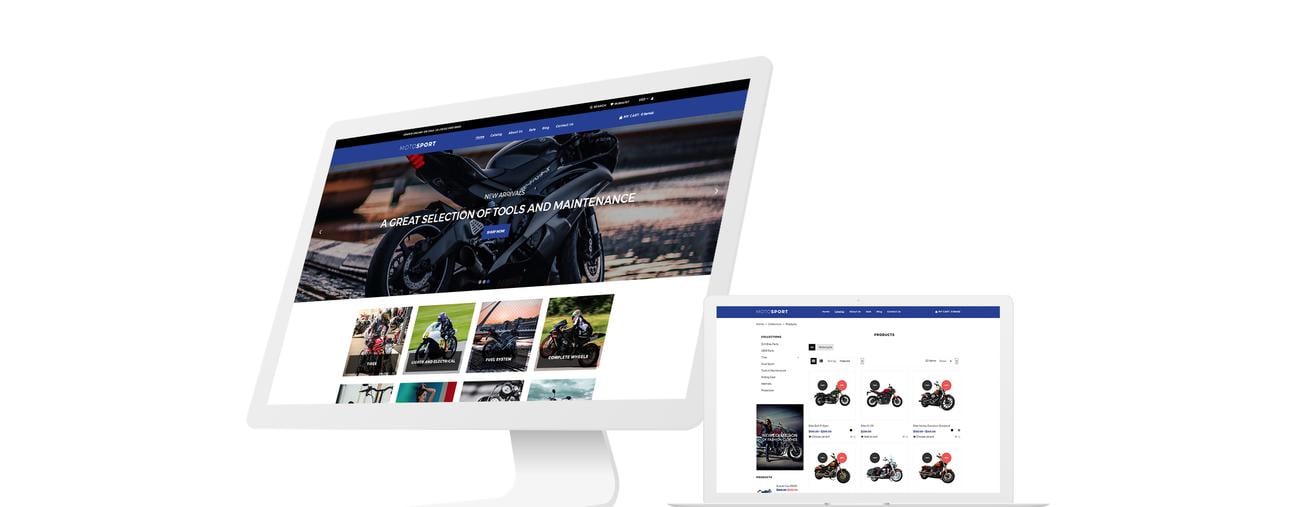motosport отзывчивая тема shopify