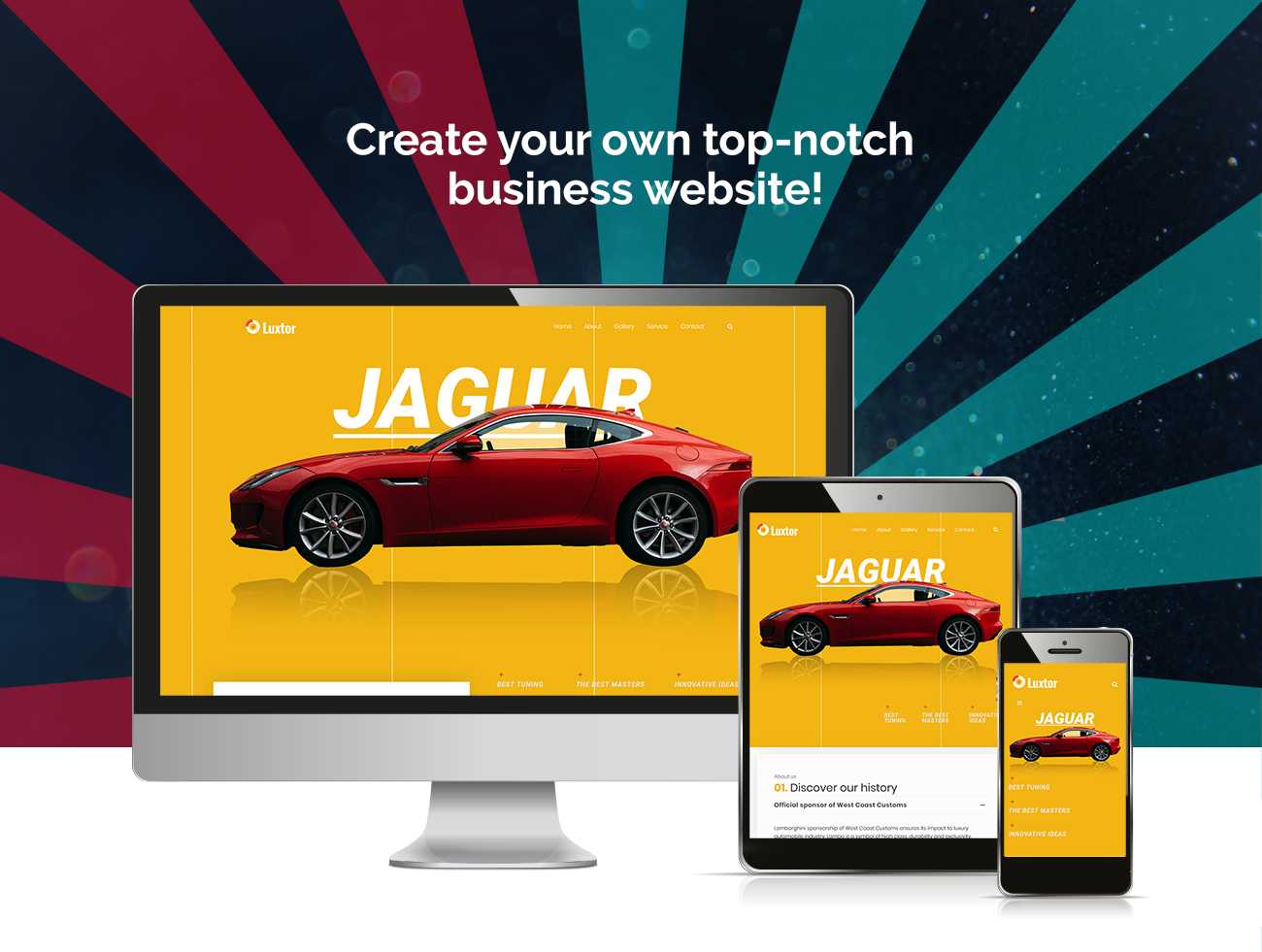 тюнинг автомобилей wordpress elementor theme