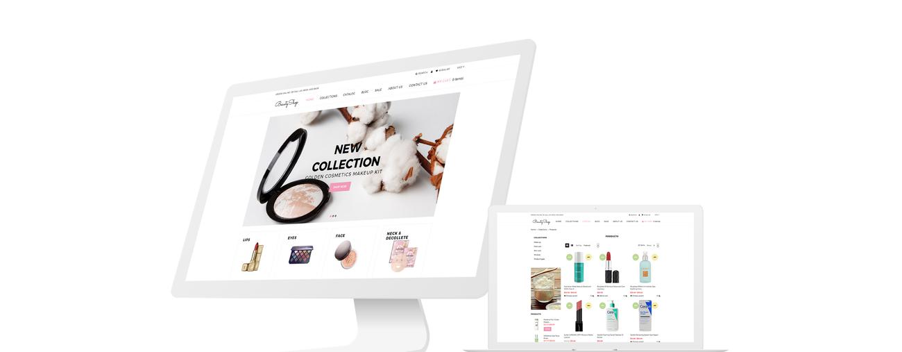 beautyshop отзывчивая тема shopify