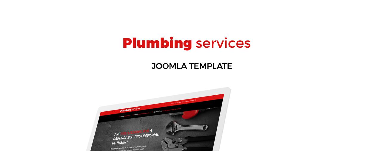 сантехнические услуги шаблон joomla