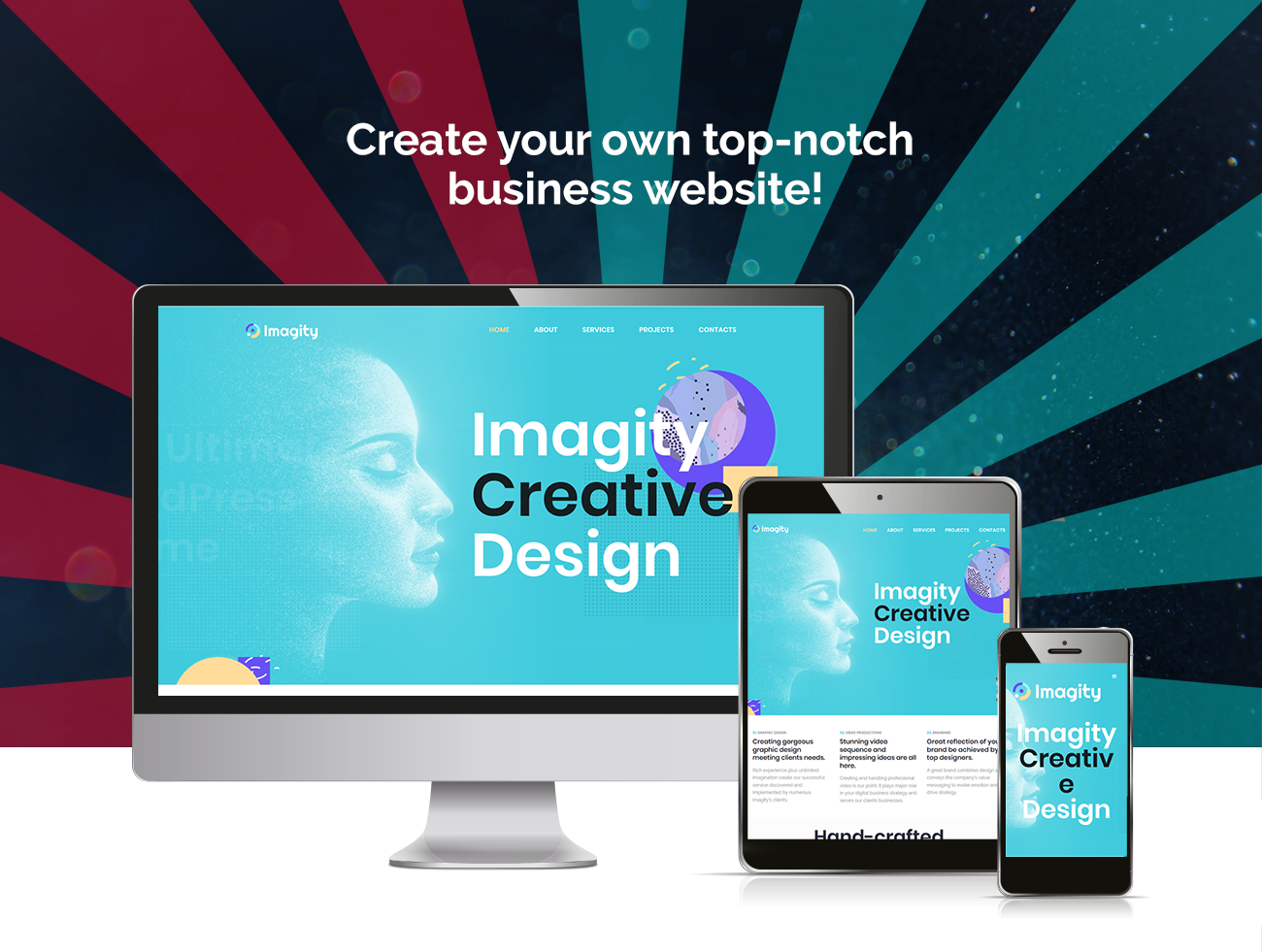 креативная минимальная тема wordpress elementor