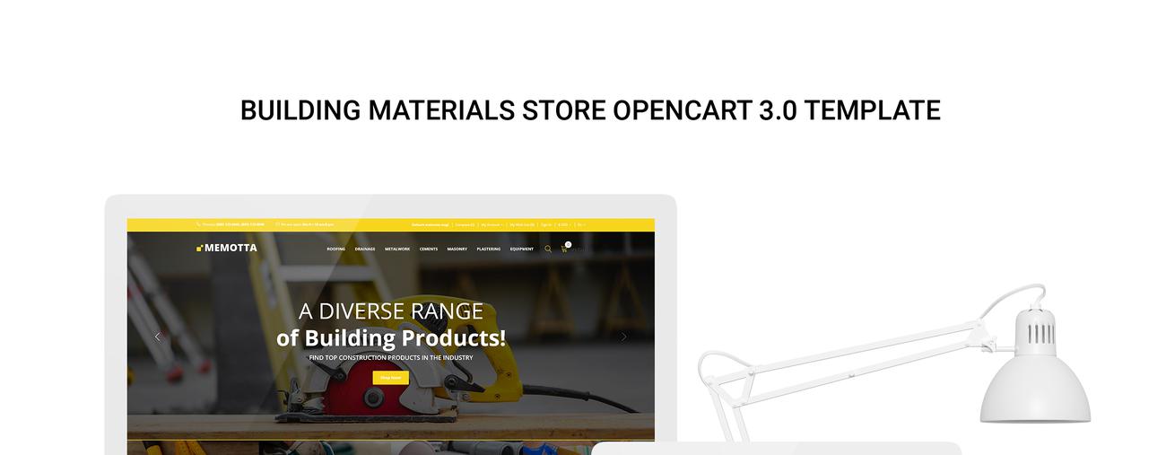 шаблон opencart магазина строительных материалов