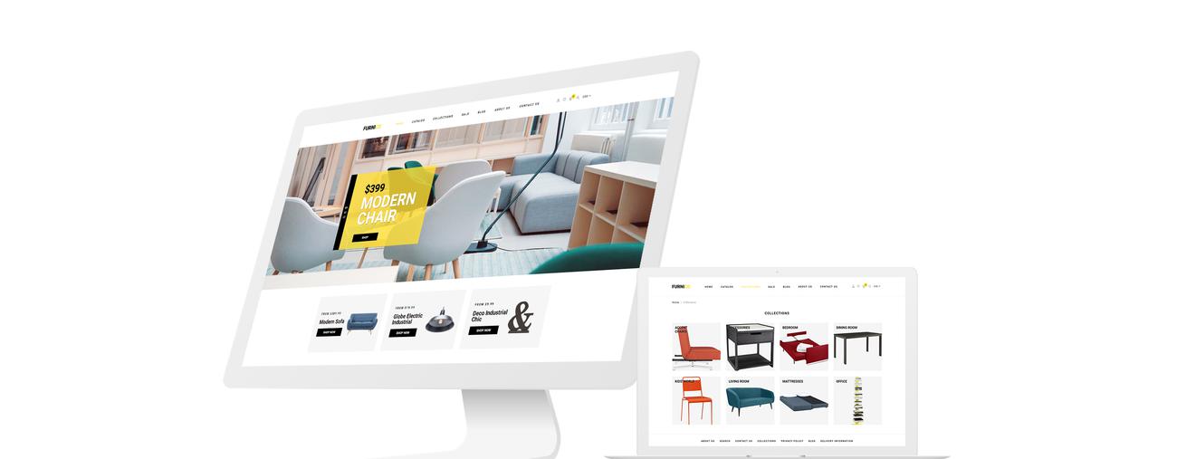 мебельный магазин shopify тема