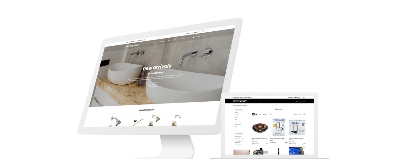 магазин сантехники shopify тема