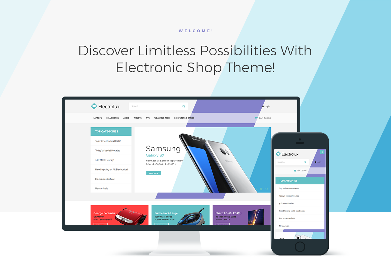 магазин электроники elementor woocommerce theme