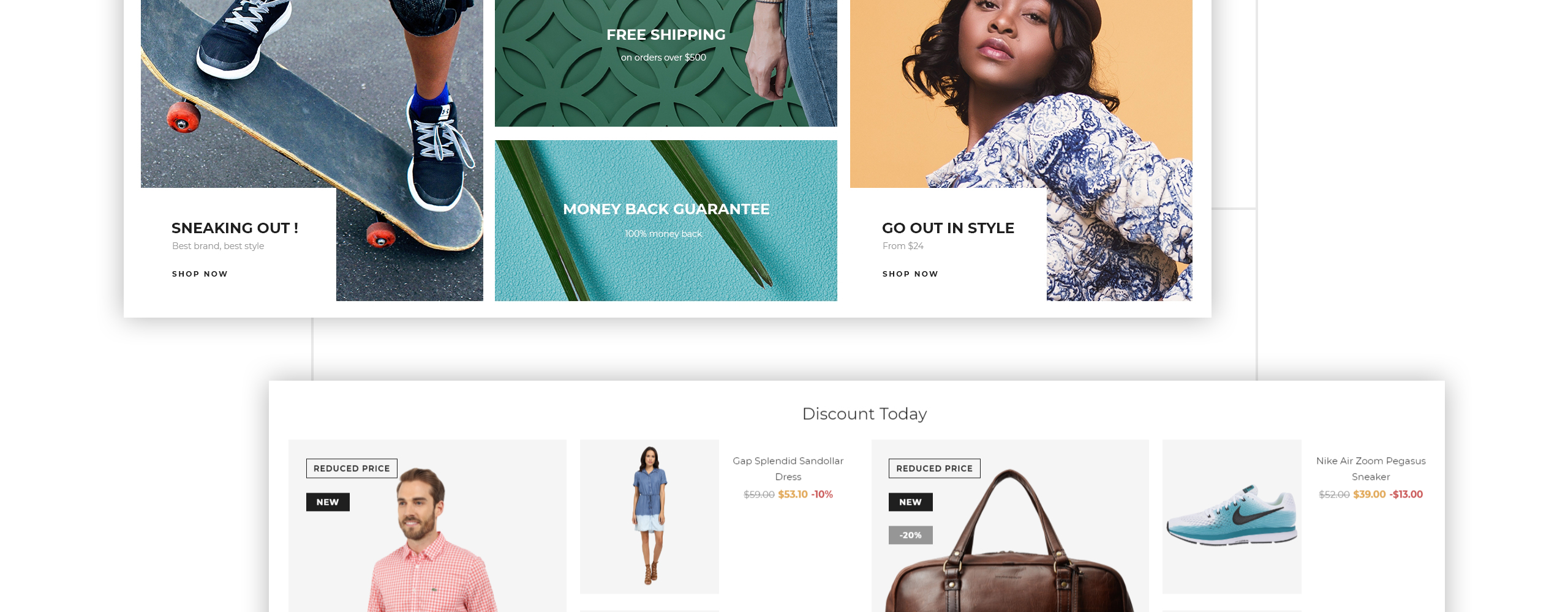 магазин одежды prestashop тема