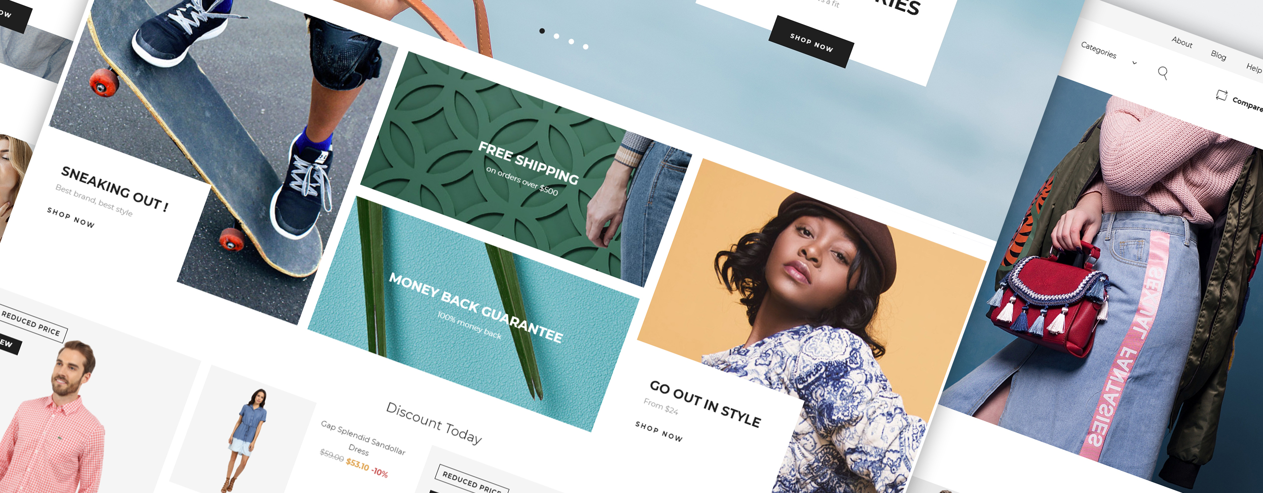 магазин одежды prestashop тема