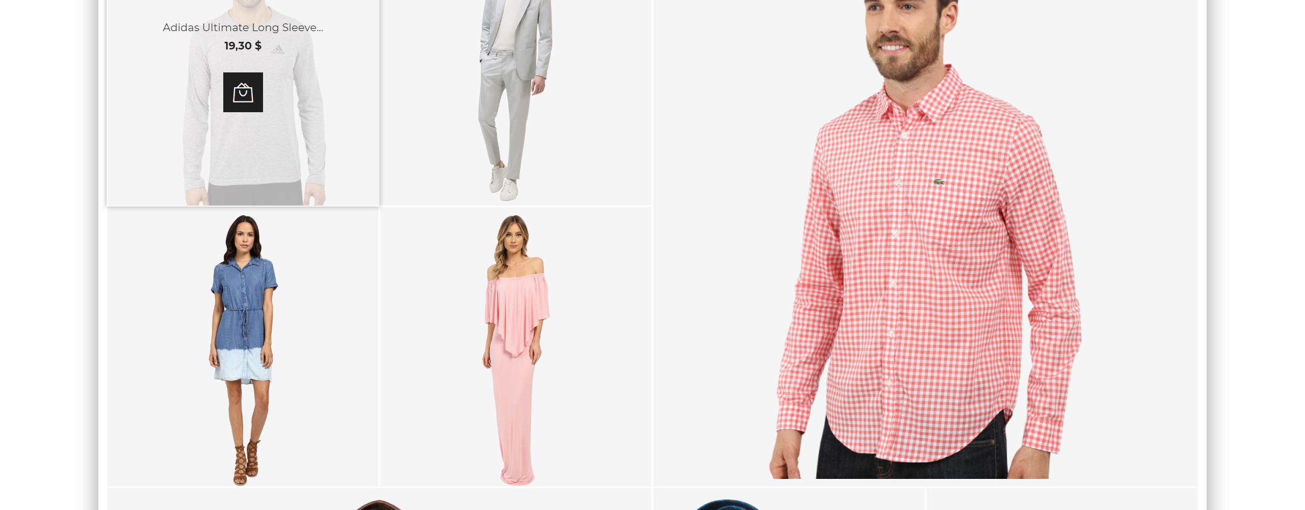 магазин одежды prestashop тема
