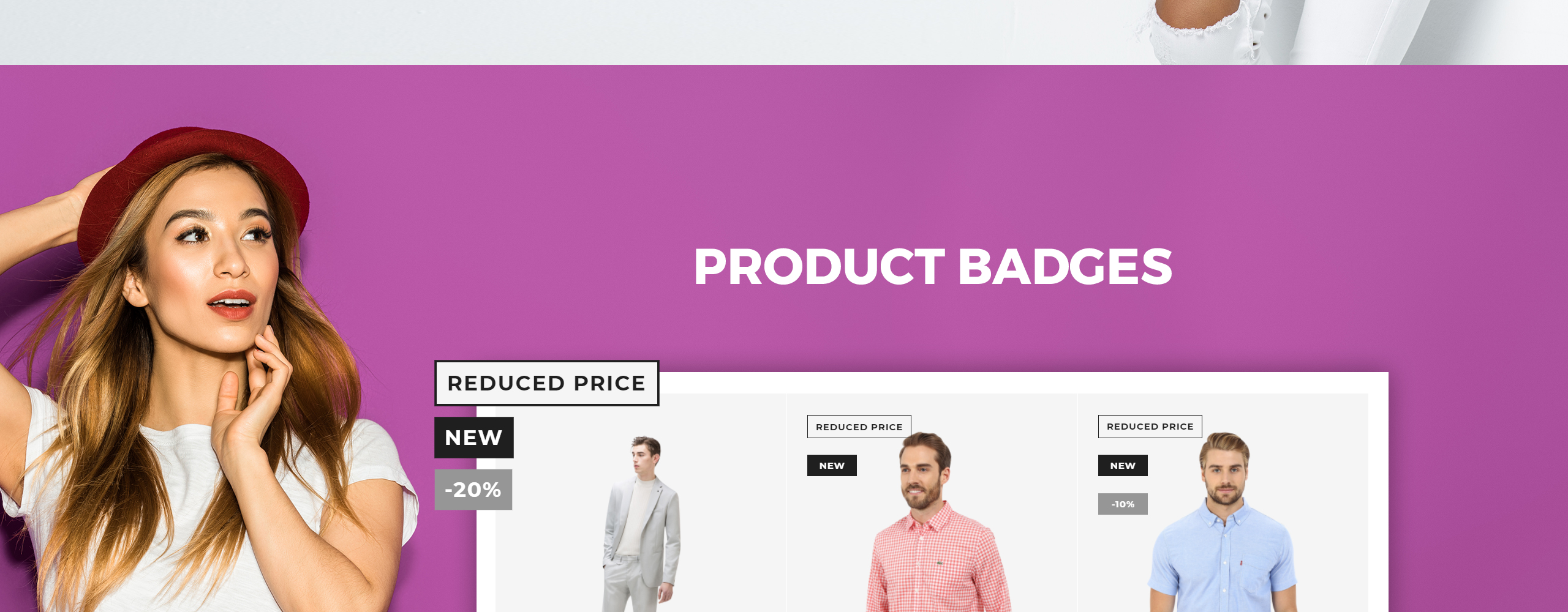 магазин одежды prestashop тема