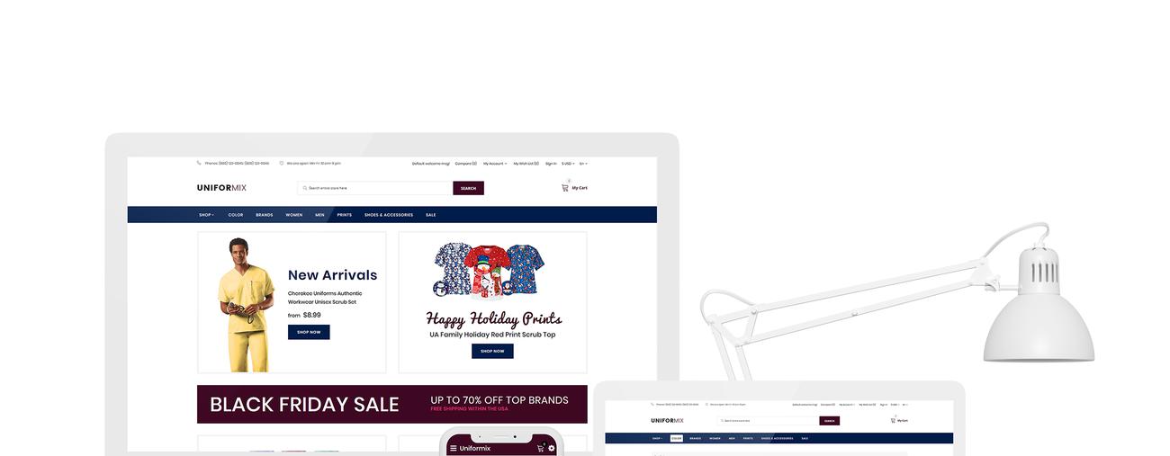 единый шаблон opencart