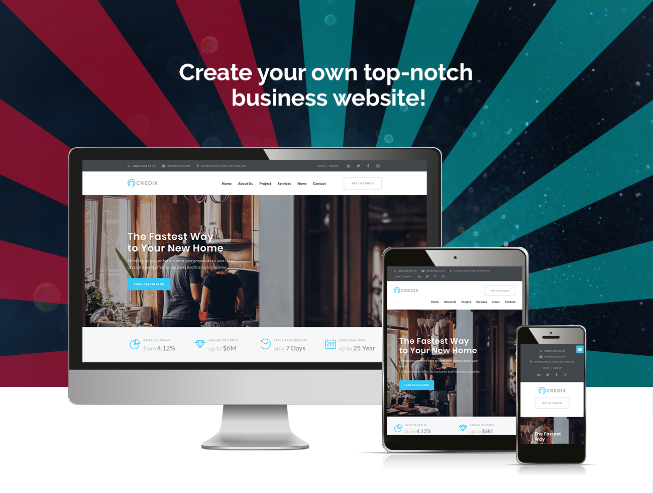 финансы многоцелевая минимальная тема wordpress elementor