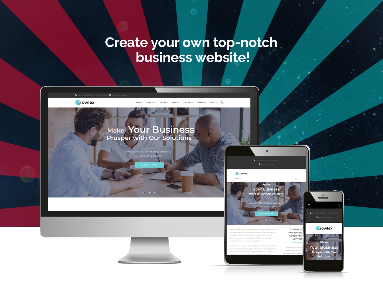 консультационные услуги многоцелевая чистая тема wordpress elementor