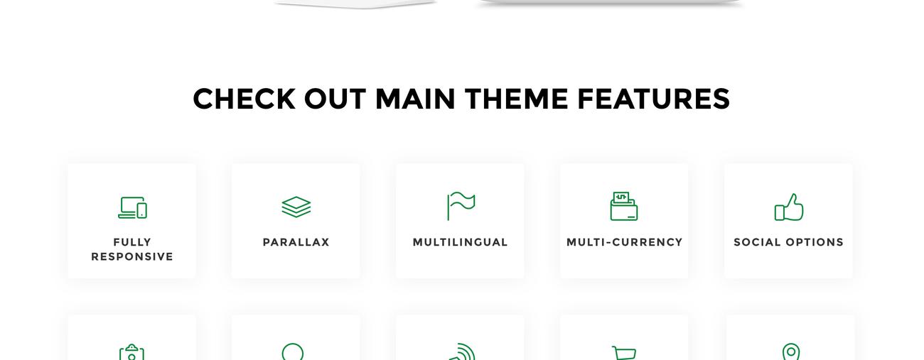 чистая современная тема bootstrap shopify