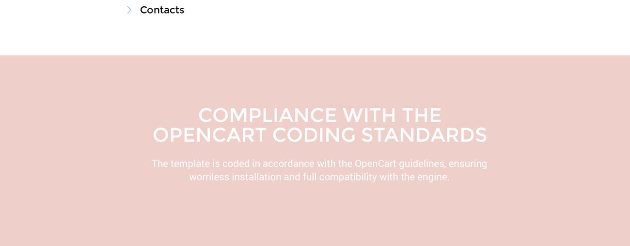 использовать шаблон opencart