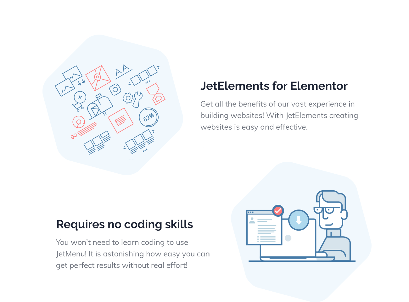 writer one page modern wordpress elementor theme