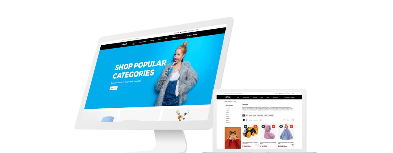 используйте чистую тему shopify