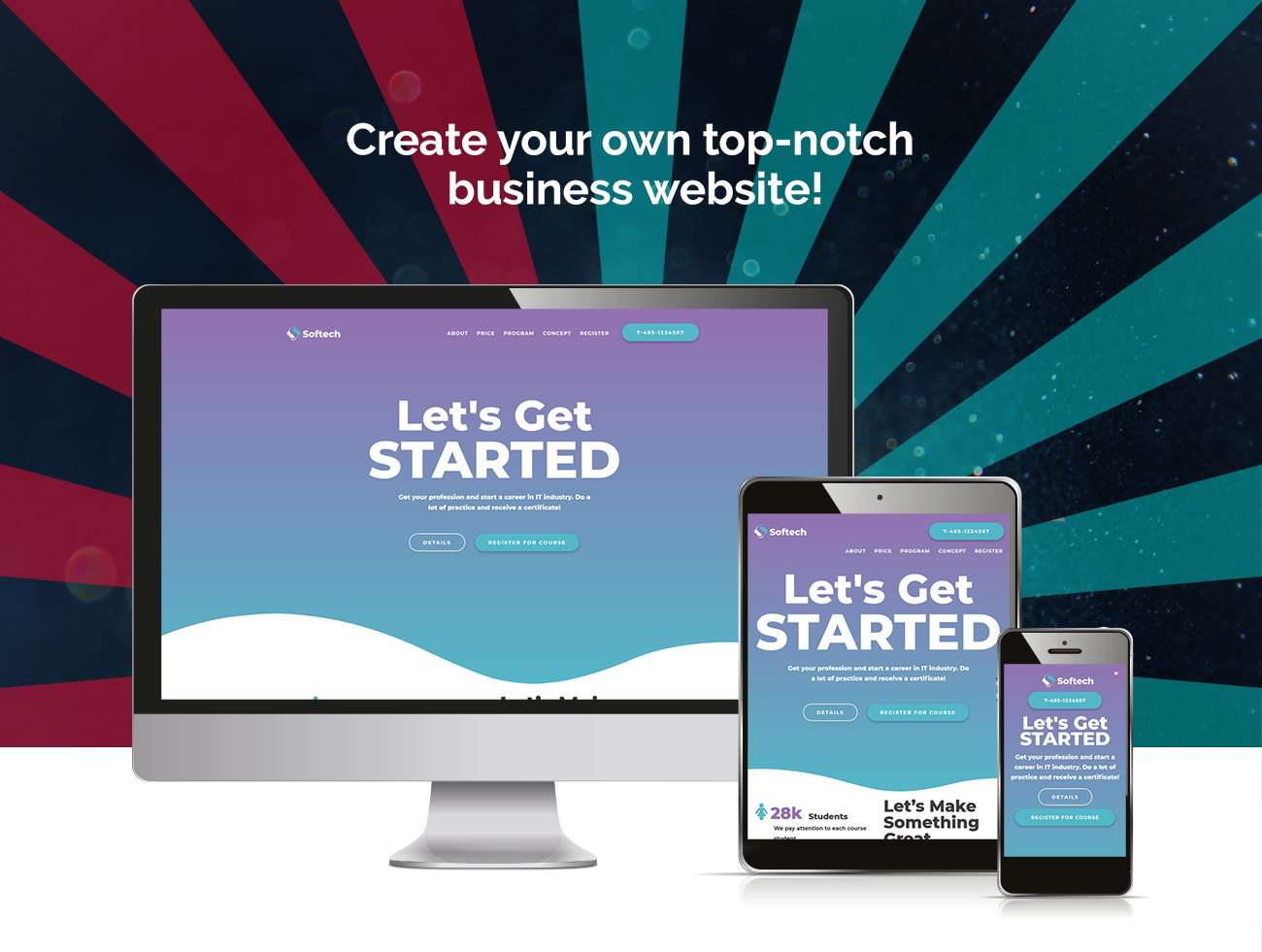 it образование многоцелевой творческий wordpress элементор тема