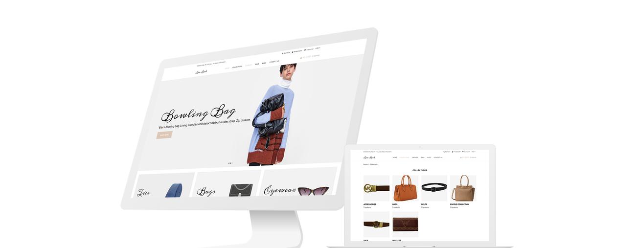 аксессуары элегантная тема shopify