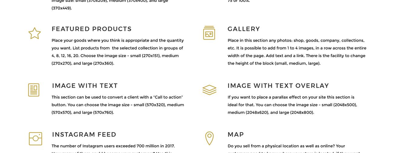 декор современная тема shopify
