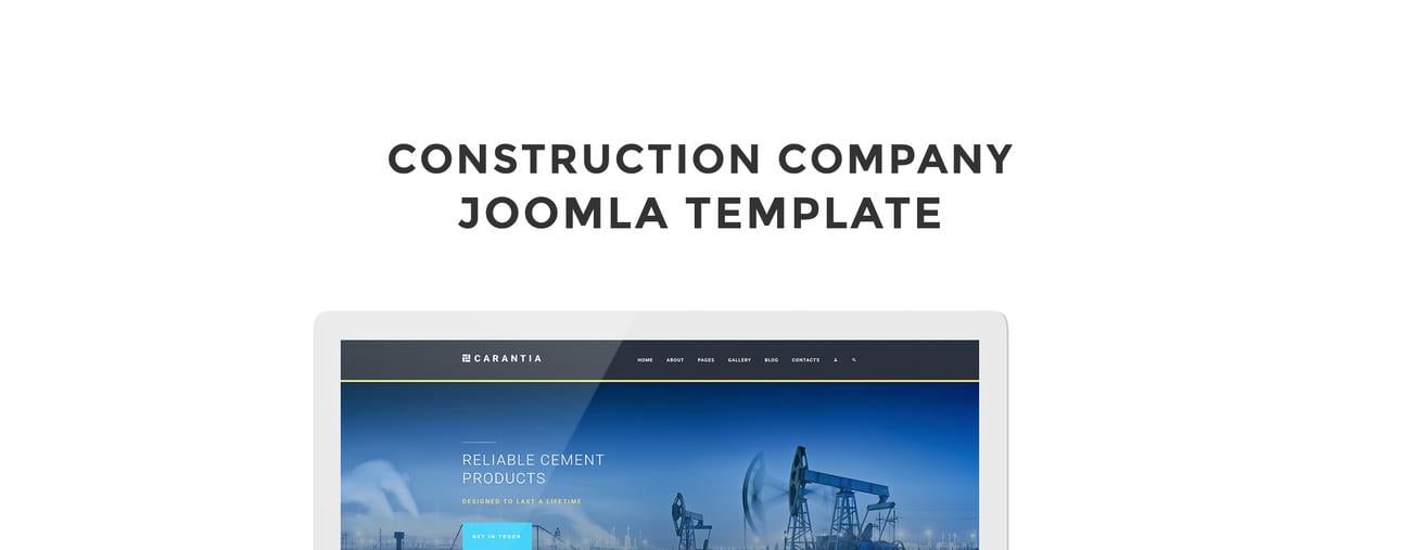 строительная компания joomla шаблон