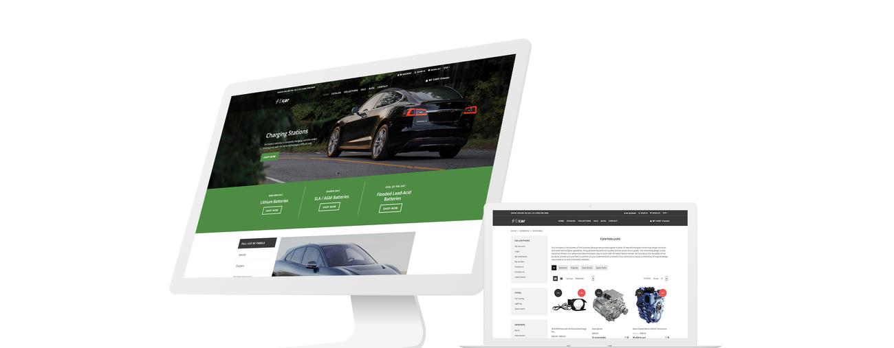 электромобили запчасти чистый shopify тема