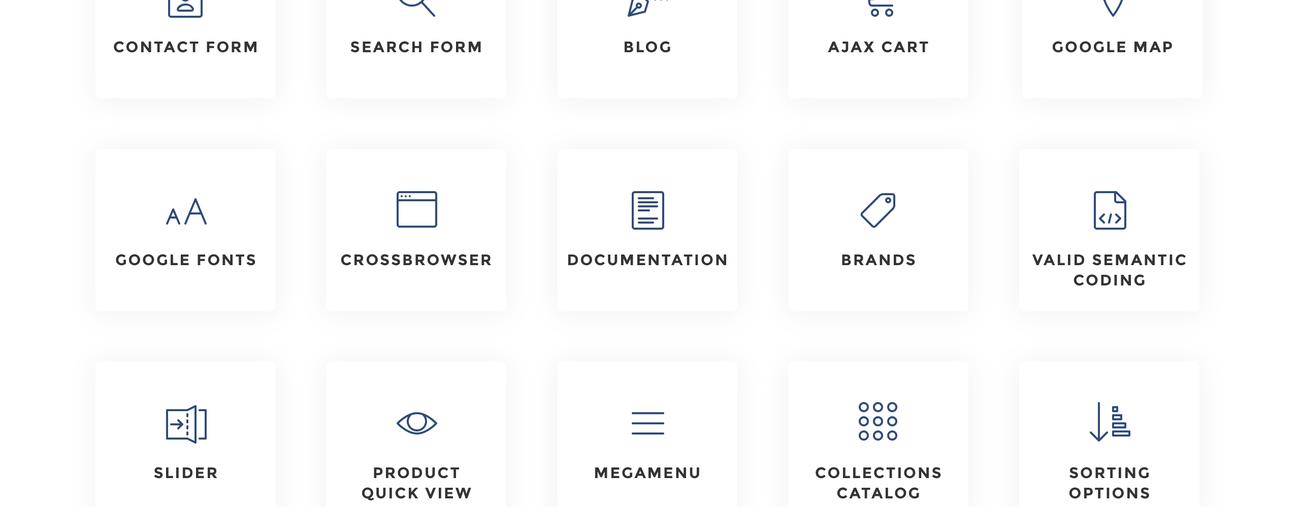 лыжный интернет-магазин clean shopify theme