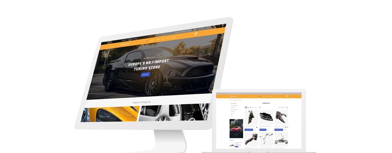автомобили и мотоциклы чистая тема shopify