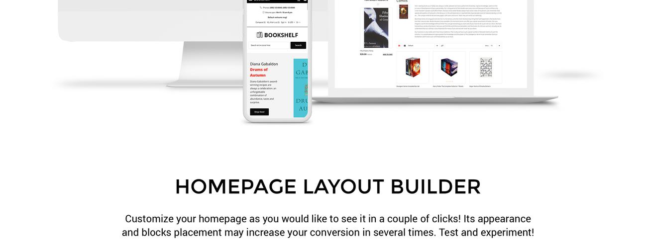 книги чистый шаблон opencart