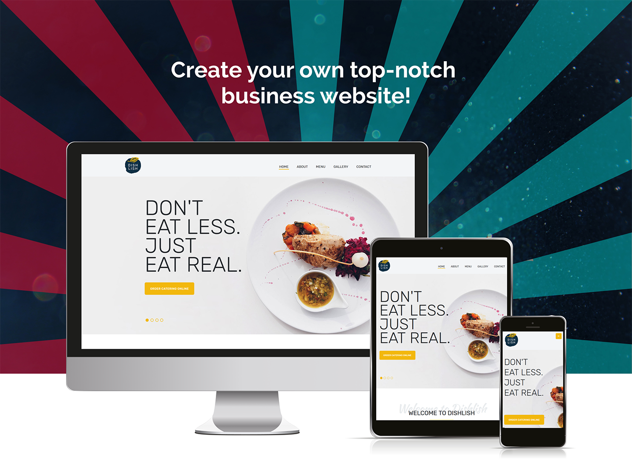 ресторан универсальная классическая тема wordpress elementor