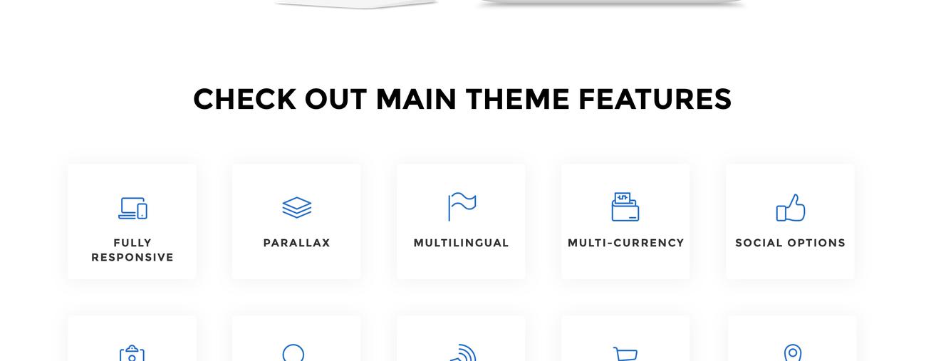 многостраничная чистая тема shopify